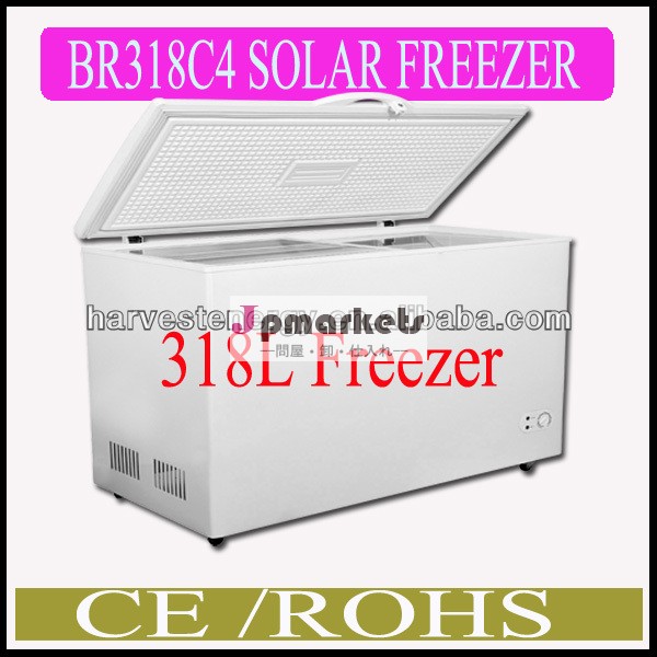 Dc太陽冷蔵庫のcommpressor12v/24vbr318c4チェスト、 太陽冷凍庫問屋・仕入れ・卸・卸売り