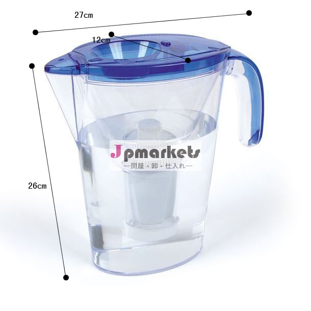 新しいホット製品プラスチックピッチャーフィルタリングミネラルアルカリ水イオナイザー清浄器水sys日本人韓国飲料水フィルター問屋・仕入れ・卸・卸売り
