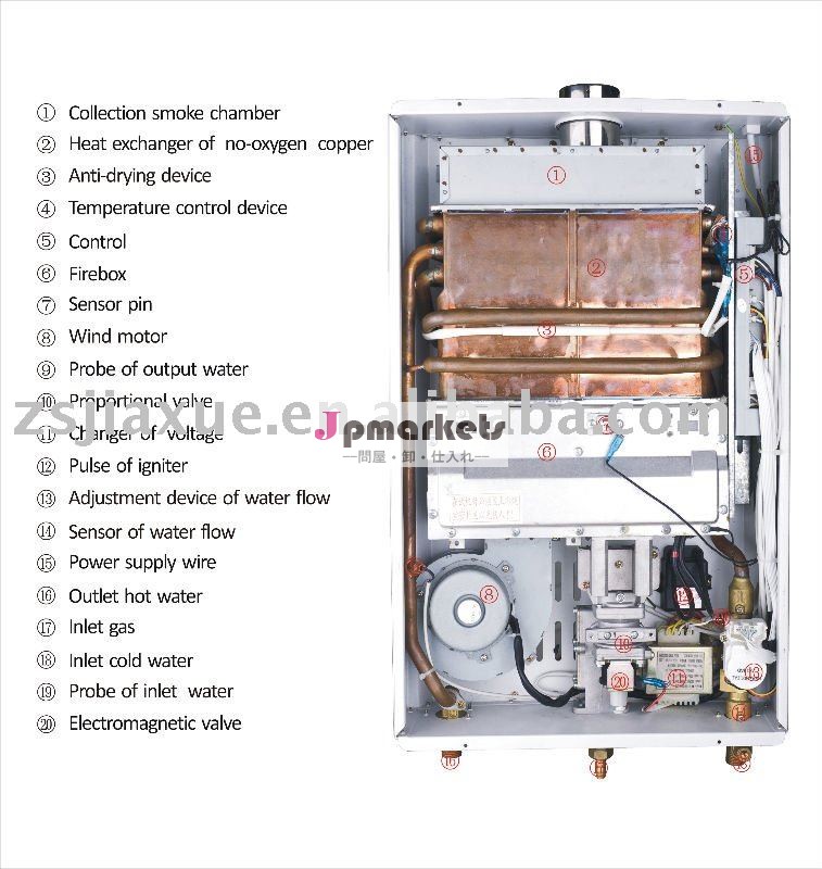 Lpg10lバランス型ガス温水器( jsg20- bt11- 1)問屋・仕入れ・卸・卸売り