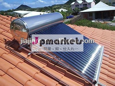 美しい設計されており、 優れた品質のステンレス製加圧太陽熱給湯器のための甲高い/平らな屋根の問屋・仕入れ・卸・卸売り