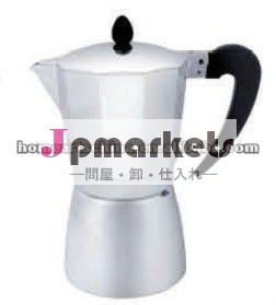 イタリア様式のエスプレッソの性質色のアルミニウムコーヒーメーカー問屋・仕入れ・卸・卸売り