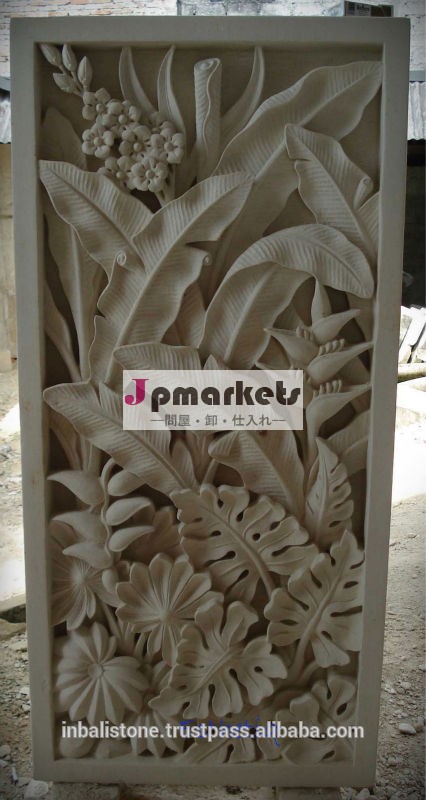 Relief Wall Carving with Heliconia Mix Design問屋・仕入れ・卸・卸売り
