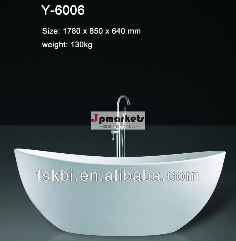 モダンなデザイン/新しいデザインの独立アクリル固体表面のバスタブ問屋・仕入れ・卸・卸売り