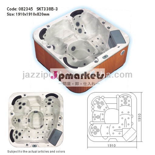 マッサージhottub/屋外温泉プール/skt338b-3セクシーマッサージスパ問屋・仕入れ・卸・卸売り