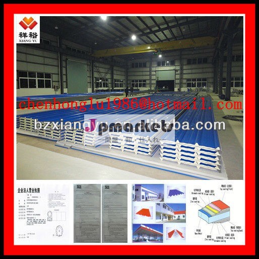 Low price and high quality roofing polyurethane foam sandwich panel in china問屋・仕入れ・卸・卸売り