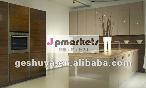 シンプルな設計の現代純木の食器棚問屋・仕入れ・卸・卸売り