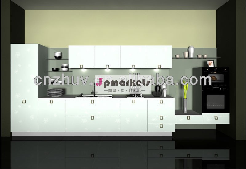 近代的な白い色の小さなキッチンキャビネットの設計問屋・仕入れ・卸・卸売り