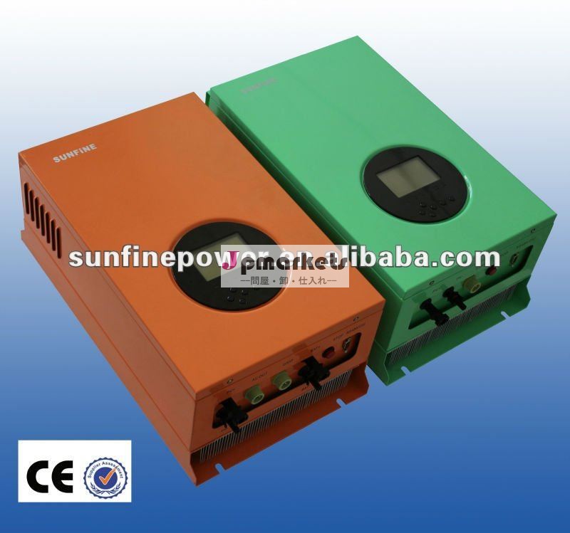 グリッドオフsunfine太陽インバータ4キロワット単相純粋な正弦波mppt充電コントローラがスタンドアロンバッテリー付き家庭用問屋・仕入れ・卸・卸売り