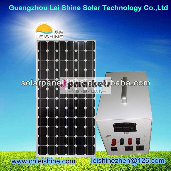 ポータブル太陽エネルギーシステムソーラーパネル付き/ソーラーインバータ/太陽電池コントローラすべて一緒に問屋・仕入れ・卸・卸売り