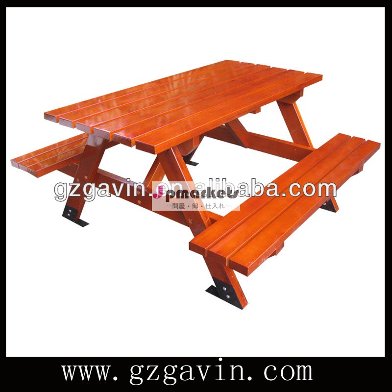 工場卸売木材ピクニックテーブルとベンチ/樟脳木材ピクニックテーブル/木製の屋外のテーブル問屋・仕入れ・卸・卸売り
