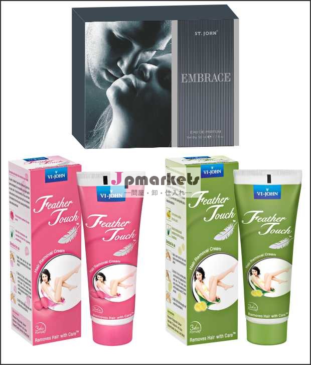 フェザータッチ脱毛クリーム( バラ・石灰) ・embrance50ml60gm香水問屋・仕入れ・卸・卸売り