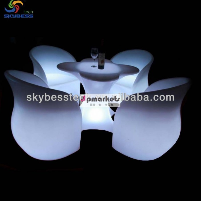 充電式ledテーブル/屋外バーのテーブルと椅子問屋・仕入れ・卸・卸売り