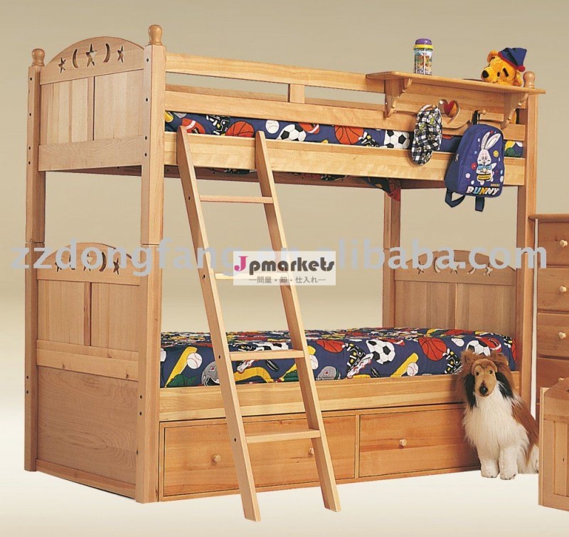 Oem子供たちのベッドの家具無垢材( cs- 06)問屋・仕入れ・卸・卸売り