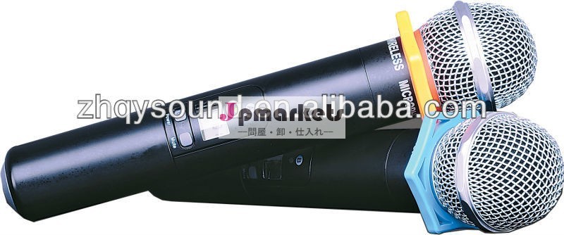 Uhfプロフェッショナルワイヤレスマイクロホンシステム/zh-7019aハンドマイク問屋・仕入れ・卸・卸売り