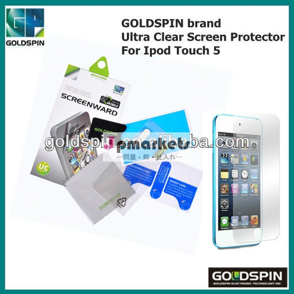 新しい2013!! Goldspin超明確なスクリーンプロテクターipod用タッチ5問屋・仕入れ・卸・卸売り