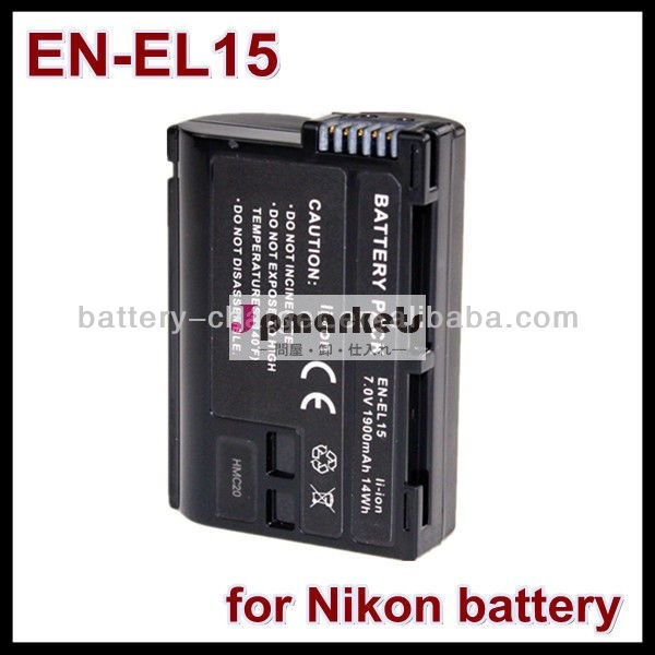バッテリーはフルデコードen-el15en-el15el15v1d800d800ed7000ニコン用問屋・仕入れ・卸・卸売り