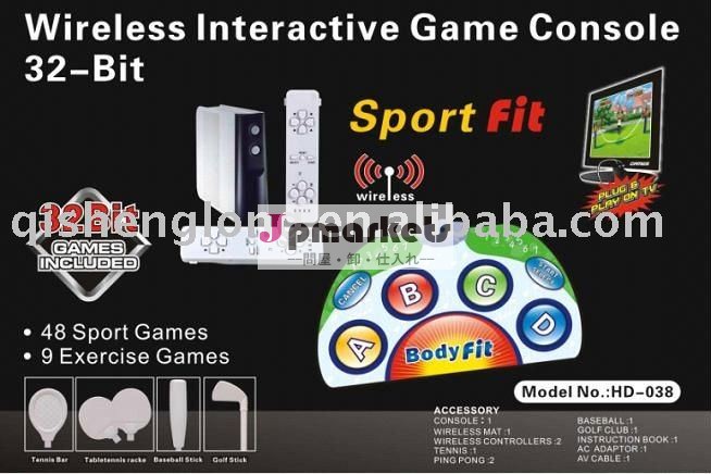 HD-038 32ビット無線相互スポーツは、事実上のスポーツのゲーム+ Bodyfitのゲーム置いた問屋・仕入れ・卸・卸売り