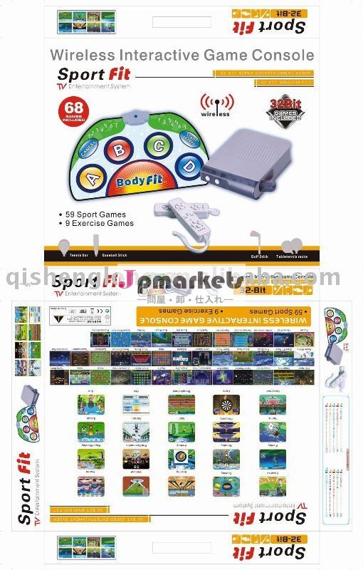 HD-038 32ビットすばらしいたくわえの適合及びスポーツはプラットホーム、68ゲーム、よい家族の娯楽をする問屋・仕入れ・卸・卸売り
