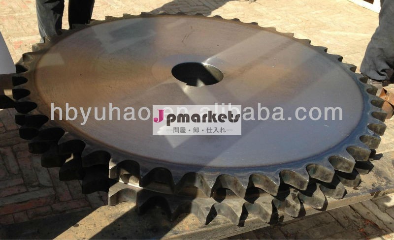 大きな工業用スプロケットplatewheelデュプレックスasaで標準1045鋼材料問屋・仕入れ・卸・卸売り