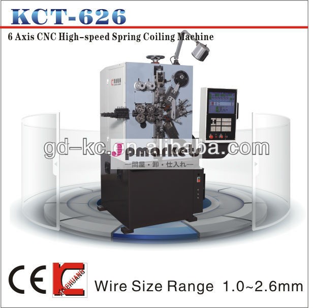 Kct-626cnc春はコイリングマシン・春コイラー問屋・仕入れ・卸・卸売り