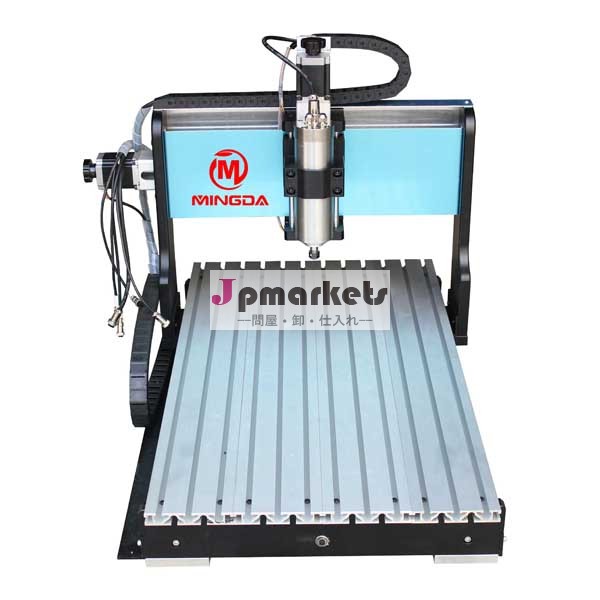 Cnc木工彫刻マシン2014年mingdacnc-60401500w3または4軸水冷金属加工cnc彫刻機問屋・仕入れ・卸・卸売り