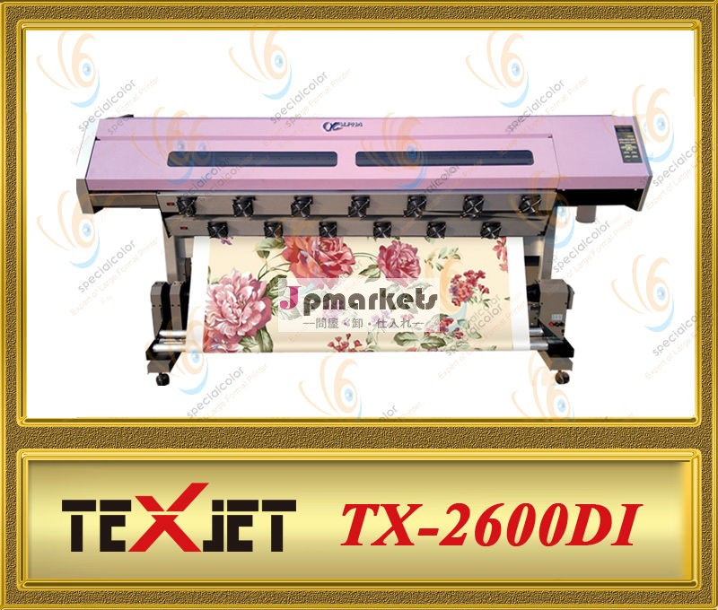 ダブル1.6メートルヘッドデジタルプリンタtx-2600di繊維用機械問屋・仕入れ・卸・卸売り