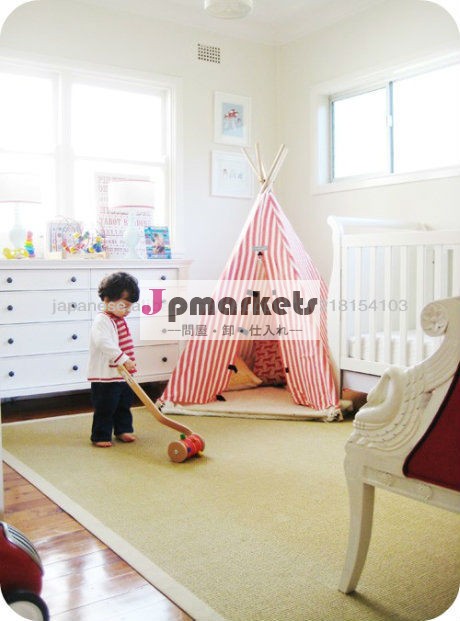 Hot sale cotton canvas indian tents for children / kids playing indian teepee tent問屋・仕入れ・卸・卸売り