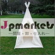 100% Cotton canvas teepee indian tent / outdoor kid's funny play tent問屋・仕入れ・卸・卸売り