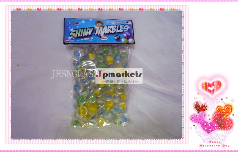透明なガラスのビー玉16mm*100pcs+bag+pvcヘッドカード。問屋・仕入れ・卸・卸売り