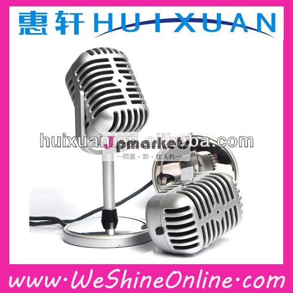 ファッションレトロマイク/古典的なusbコンピュータ用マイク問屋・仕入れ・卸・卸売り