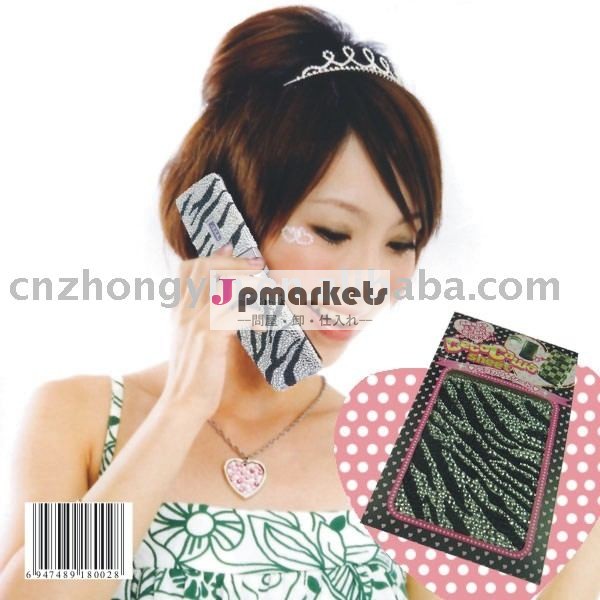 結晶ダイヤモンド/ラインストーンの携帯電話ステッカー( zy1- 8002)問屋・仕入れ・卸・卸売り