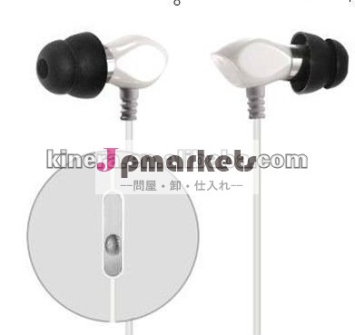 iPodのためのmicが付いている耳の方法熱い販売の陶磁器のステレオのイヤホーン問屋・仕入れ・卸・卸売り