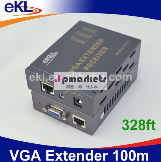 100mutpvgaエクステンダ、 vga延長100mまでcat6vgaエクステンダ問屋・仕入れ・卸・卸売り