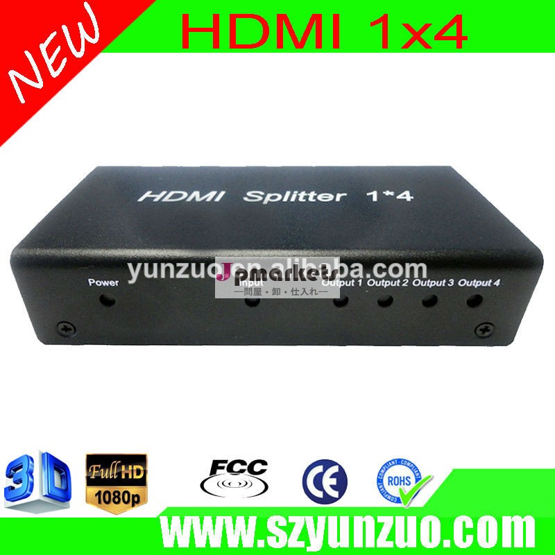 高- 品質・速度v11.4hdmiスプリッタうち4つで4kx2k3d1080サポート問屋・仕入れ・卸・卸売り