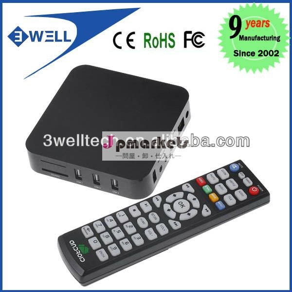 腕の皮質A9 WiFi HD 1080P HDMIのインターネットTV箱DDR II 512Mのアンドロイド4.0のGoogleのセットトップボックス問屋・仕入れ・卸・卸売り