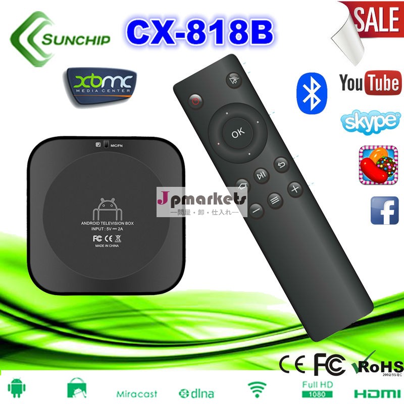 Rom4gbcx-818bアンドロイドテレビボックスフルhd1080pポルノビデオ4.2. 2アンドロイドテレビボックスiptvテレビボックス問屋・仕入れ・卸・卸売り