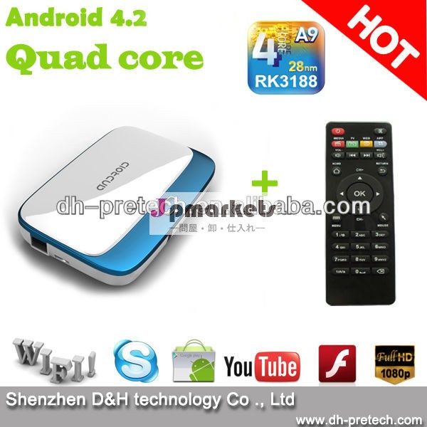売れ筋20131080wifiアンドロイド4.2xbmcをクアッドコア1080pフルhdセットトップボックスメーカー中国問屋・仕入れ・卸・卸売り