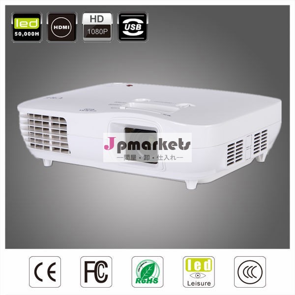 Vga、 hdmi100プロのホームシネマ、 プロジェクター000: 1/projetor/projektorn/proiettore問屋・仕入れ・卸・卸売り