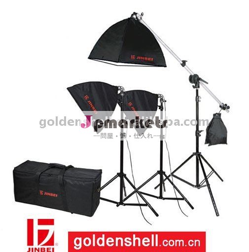 ジンベエet-403写真スタジオ連続光キット、 連続光源、 写真ビデオ機器、 5500k3200k問屋・仕入れ・卸・卸売り
