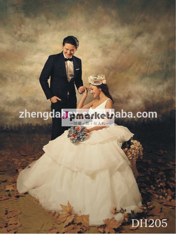 高品質作らカスタマイズ-i n- 中国モスリン背景の写真スタジオ用背景結婚式の写真( a009)問屋・仕入れ・卸・卸売り