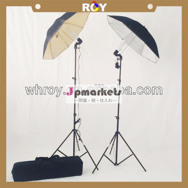 Puk-04フォトスタジオライトキット付き蛍光灯反射傘アンブレラ問屋・仕入れ・卸・卸売り