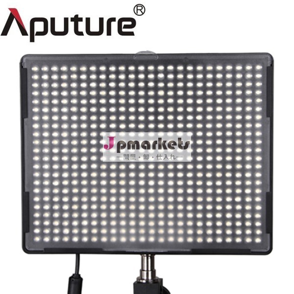 Aputureflikerフリーledビデオスタジオ写真照明、 色温度変更3200k-5600k調光可能な問屋・仕入れ・卸・卸売り