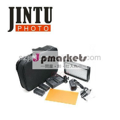 プロ312個ledビデオライトルクス6580+dvカメラビデオカメラ照明用バッテリー問屋・仕入れ・卸・卸売り
