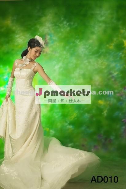 高品質作らカスタマイズ-i n- 中国モスリン背景の写真スタジオ用背景結婚式の写真( ad010)問屋・仕入れ・卸・卸売り