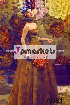 高品質作らカスタマイズ-i n- 中国モスリン背景の写真スタジオ用背景結婚式の写真( a081)問屋・仕入れ・卸・卸売り