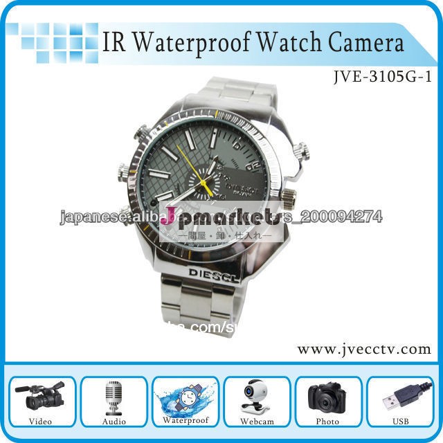 JVE-3105G-1暗視腕時計カメラ スパイカメラ・スパイビデオ・カメラ ウェブカメラ ピンホールカメラ問屋・仕入れ・卸・卸売り