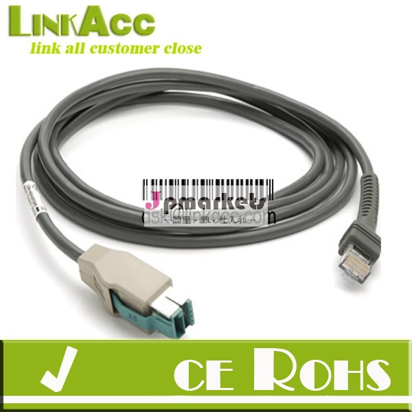 Linkacc- sy28ケーブルusbコネクタストレートパワープラスcba-u03-s07zarシンボル用ls1909ls2108ls9208スキャナ( 25- 53493- 22)問屋・仕入れ・卸・卸売り