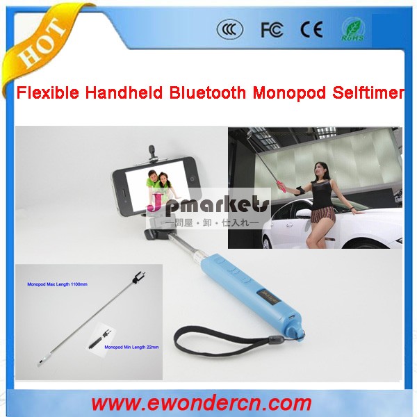 ファッションの昇進のギフトの一脚ワイヤレスbluetooth対応の携帯電話アンドロイドがiosのカメラ一脚問屋・仕入れ・卸・卸売り