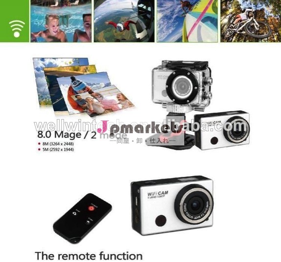 フルhd1080防水アクションバイクの車のカメラカムwifidvカムコーダー問屋・仕入れ・卸・卸売り