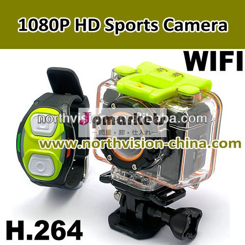 wifi付きビデオカメラスポーツ1130mahバッテリ問屋・仕入れ・卸・卸売り